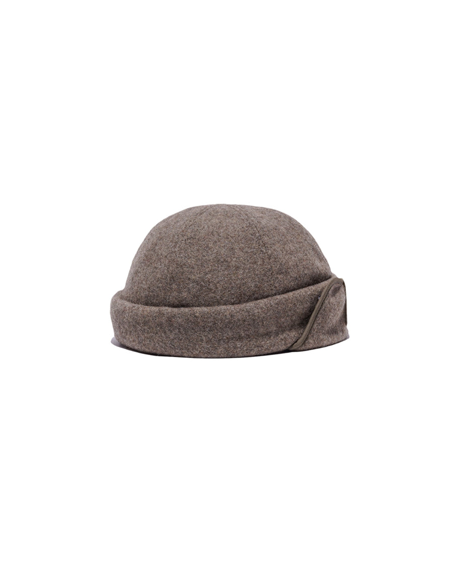 FLAP ROLL CAP - Beige