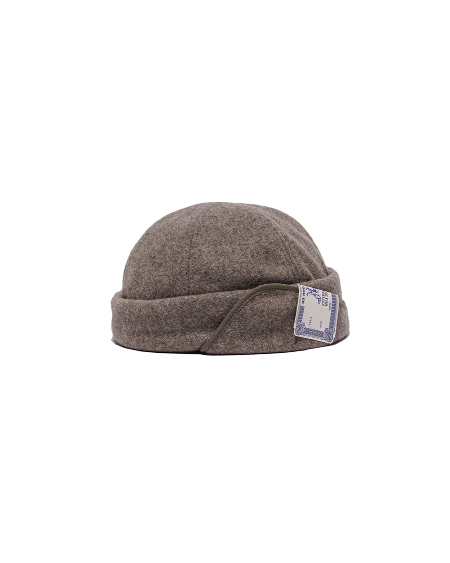 FLAP ROLL CAP - Beige
