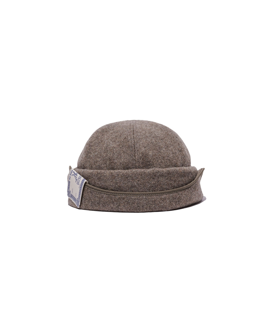 FLAP ROLL CAP - Beige