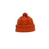 BIG CABLE KNIT - Orange