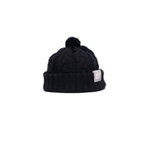 BIG CABLE KNIT - Black