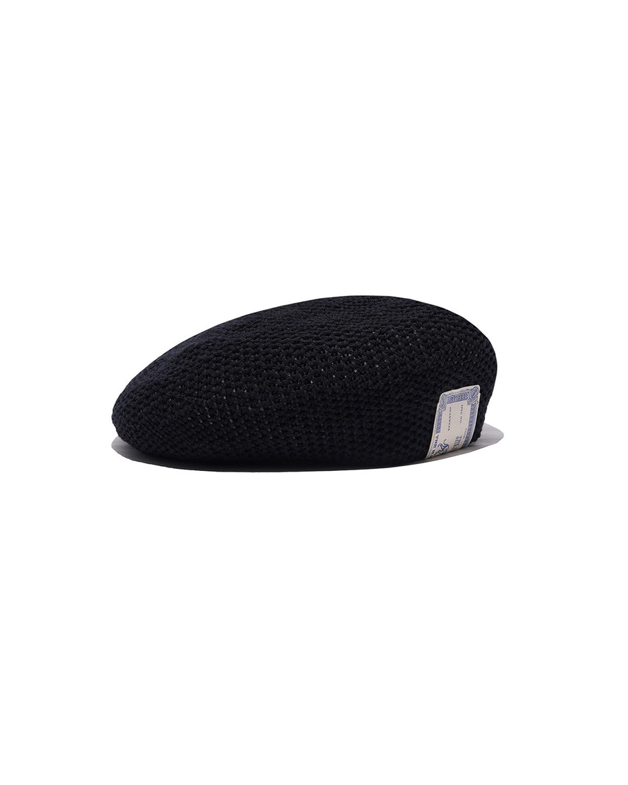 HONEYCOMB BERET - Black