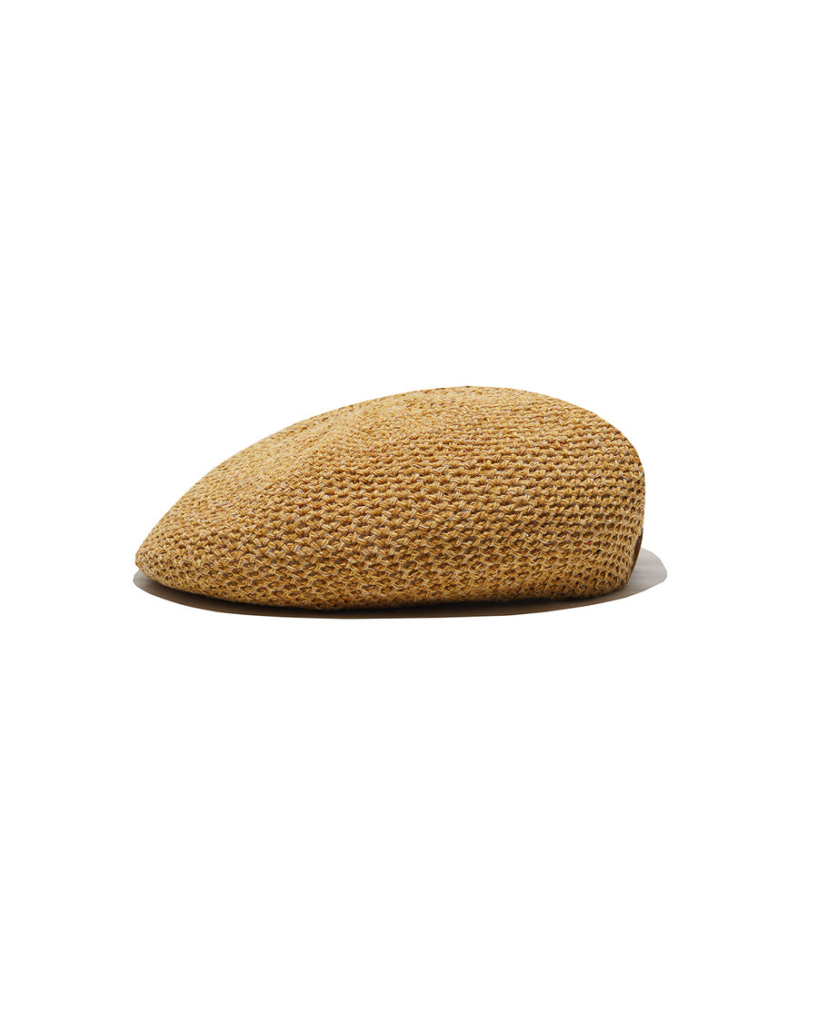 HONEYCOMB BERET - Mustard