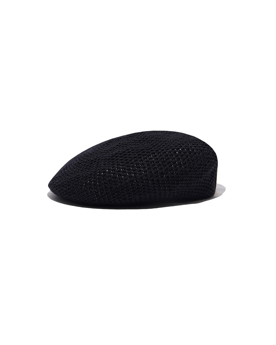 HONEYCOMB BERET - Black