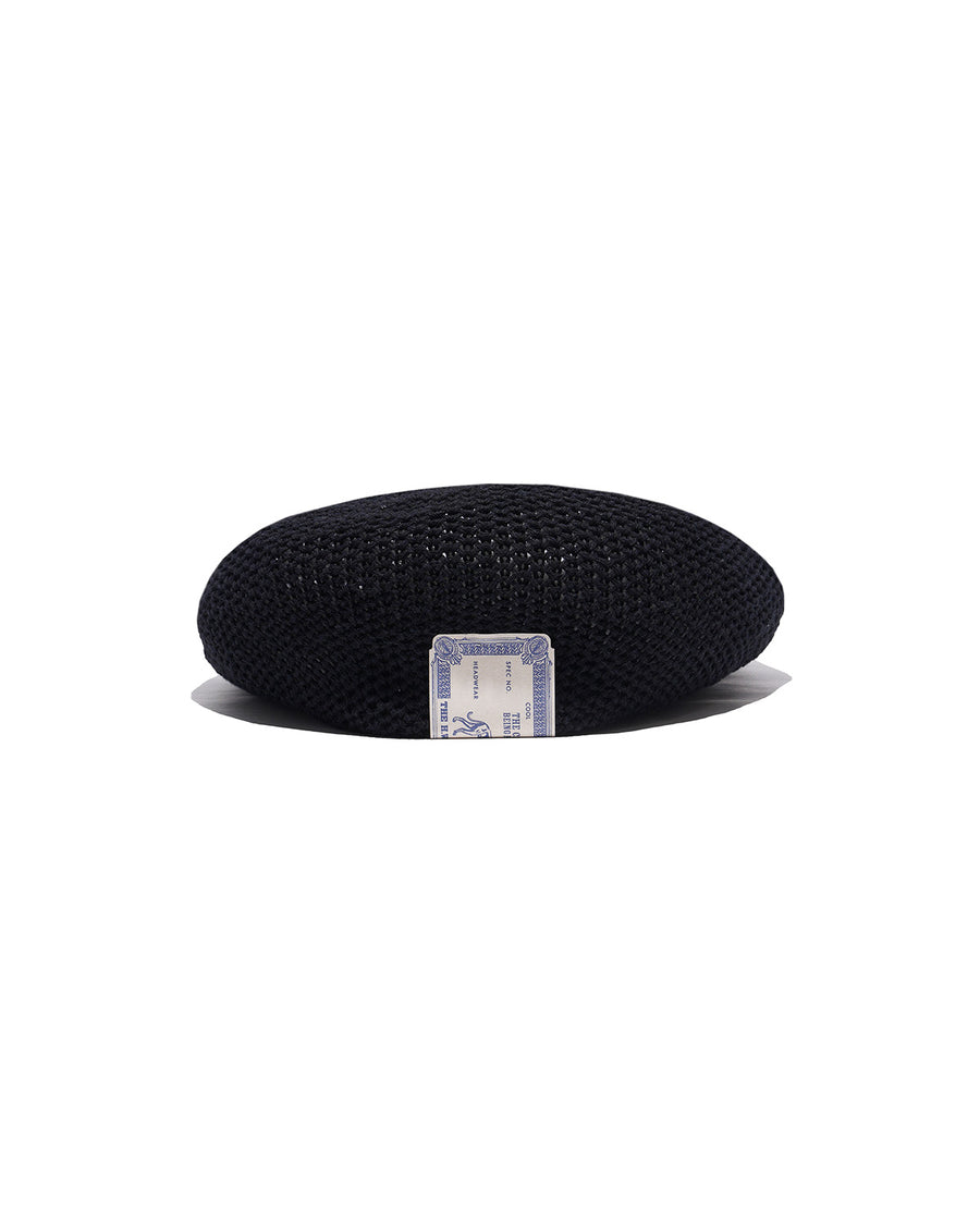 HONEYCOMB BERET - Black