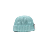 SEED STITCH KNIT CAP - Blue