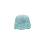 SEED STITCH KNIT CAP - Blue