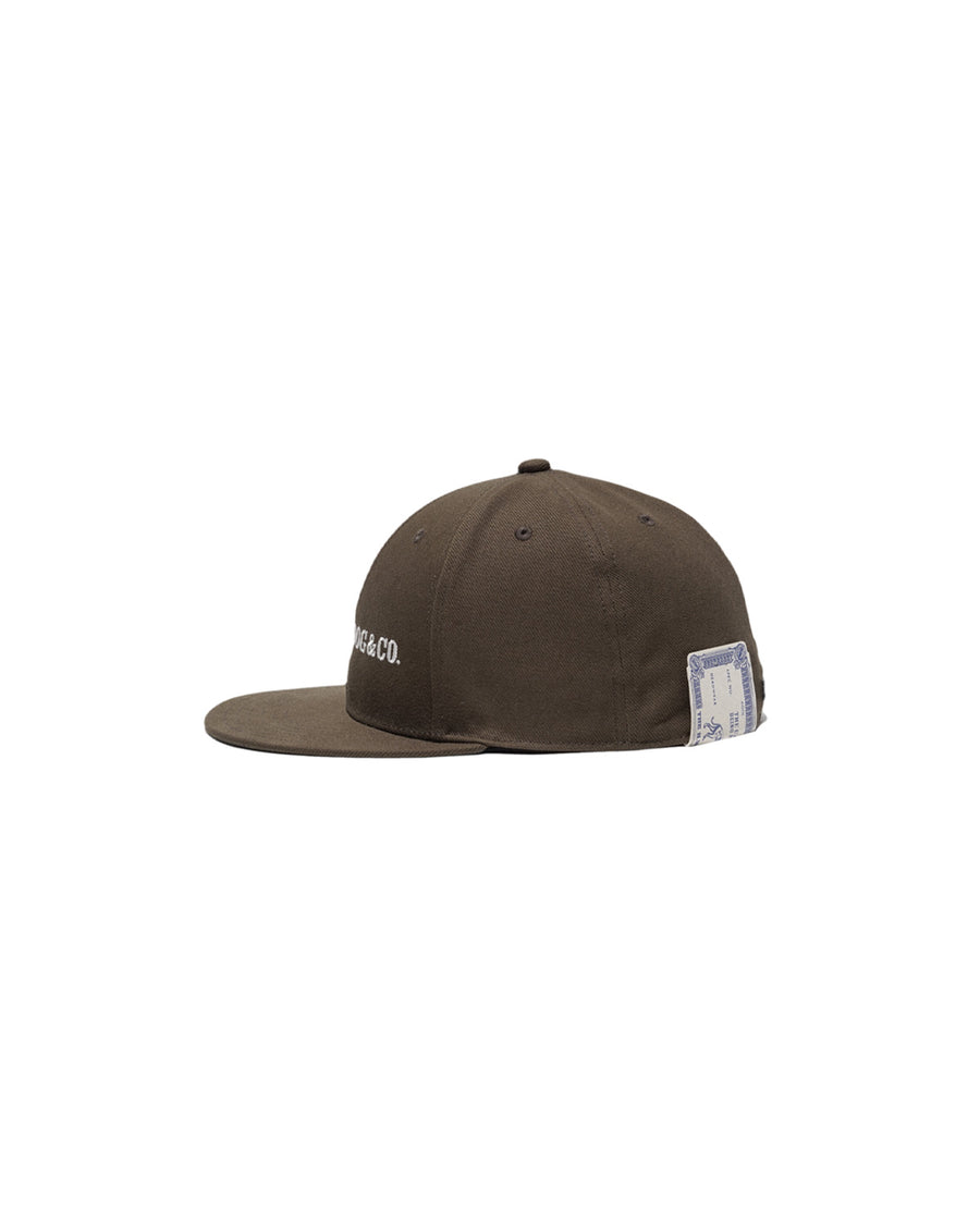 BOX CAP - Brown