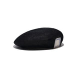 LOW CROWN KNIT BERET - Black