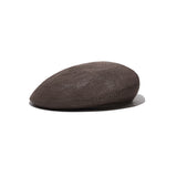 LOW CROWN KNIT BERET - Brown