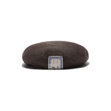 LOW CROWN KNIT BERET - Brown