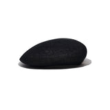 LOW CROWN KNIT BERET - Black