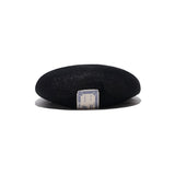 LOW CROWN KNIT BERET - Black