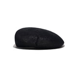 LOW CROWN KNIT BERET - Black