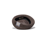 LOW CROWN KNIT BERET - Brown