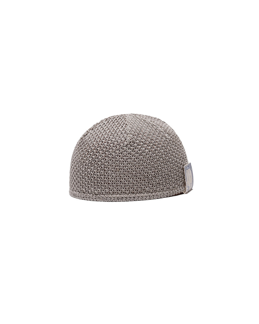 LINEN SINGLE WATCH CAP - Natural