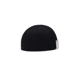 LINEN SINGLE WATCH CAP - Black