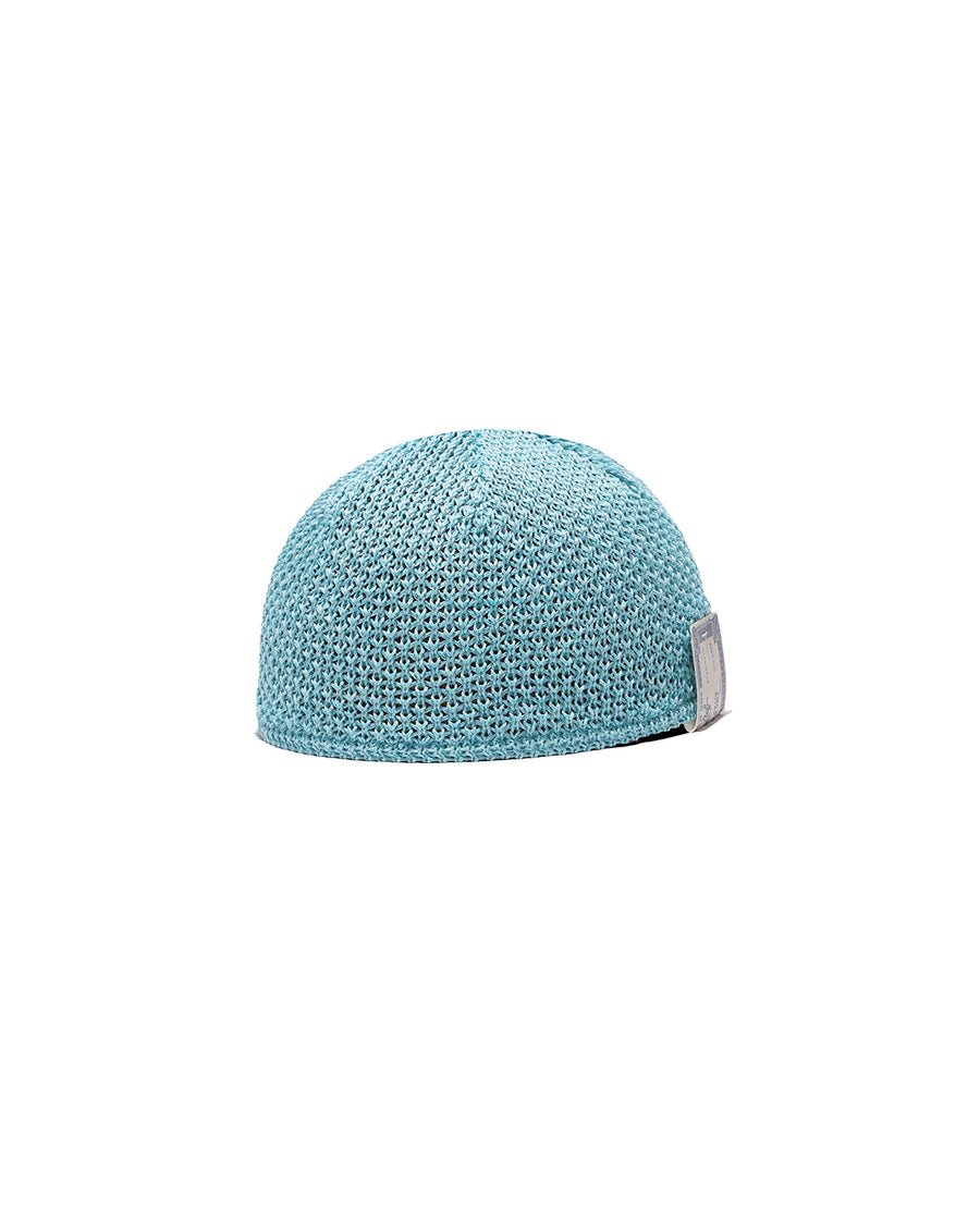 LINEN SINGLE WATCH CAP - Blue