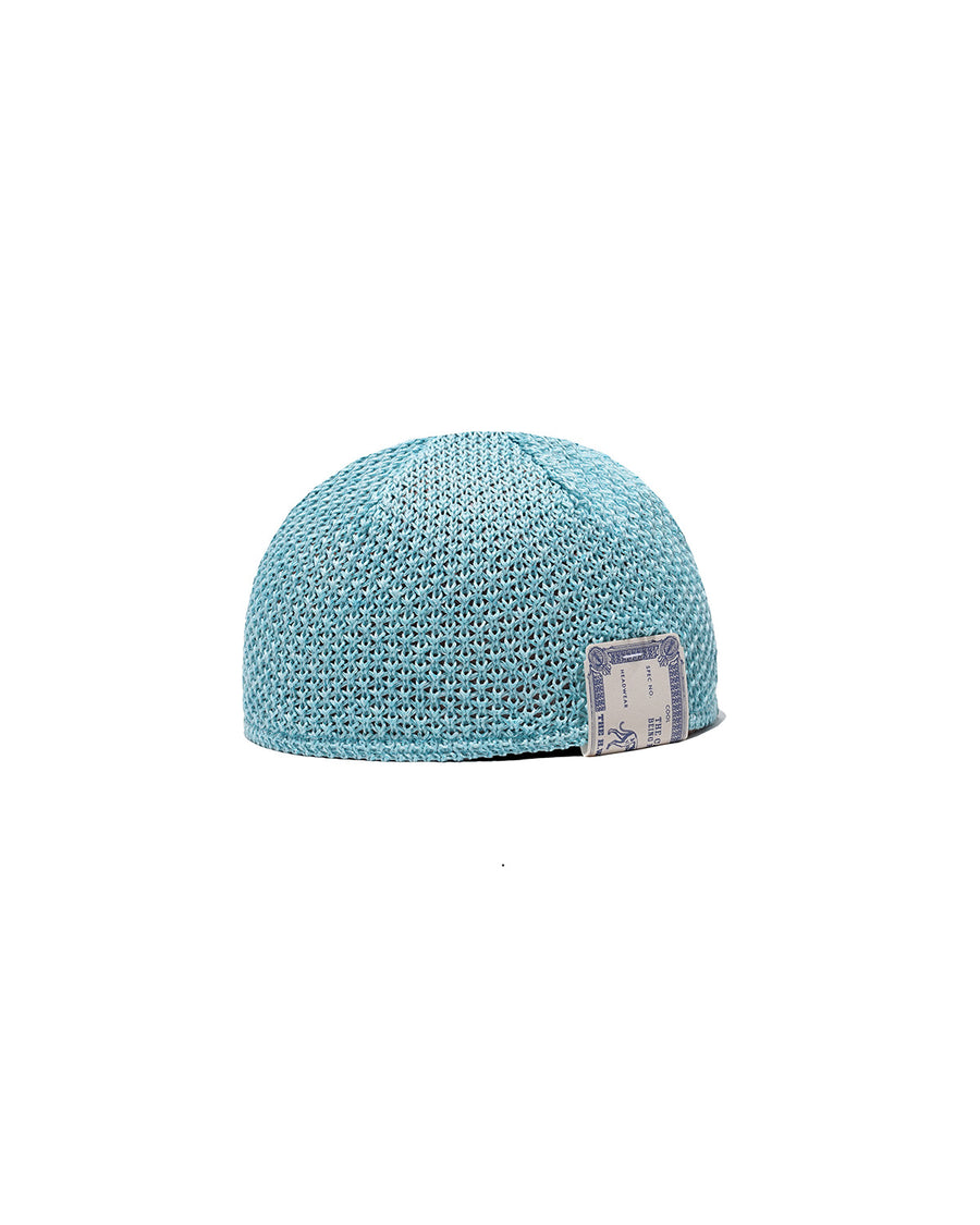 LINEN SINGLE WATCH CAP - Blue