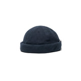 LINEN CANVAS ROLL CAP - Navy
