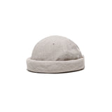 LINEN CANVAS ROLL CAP - Natural