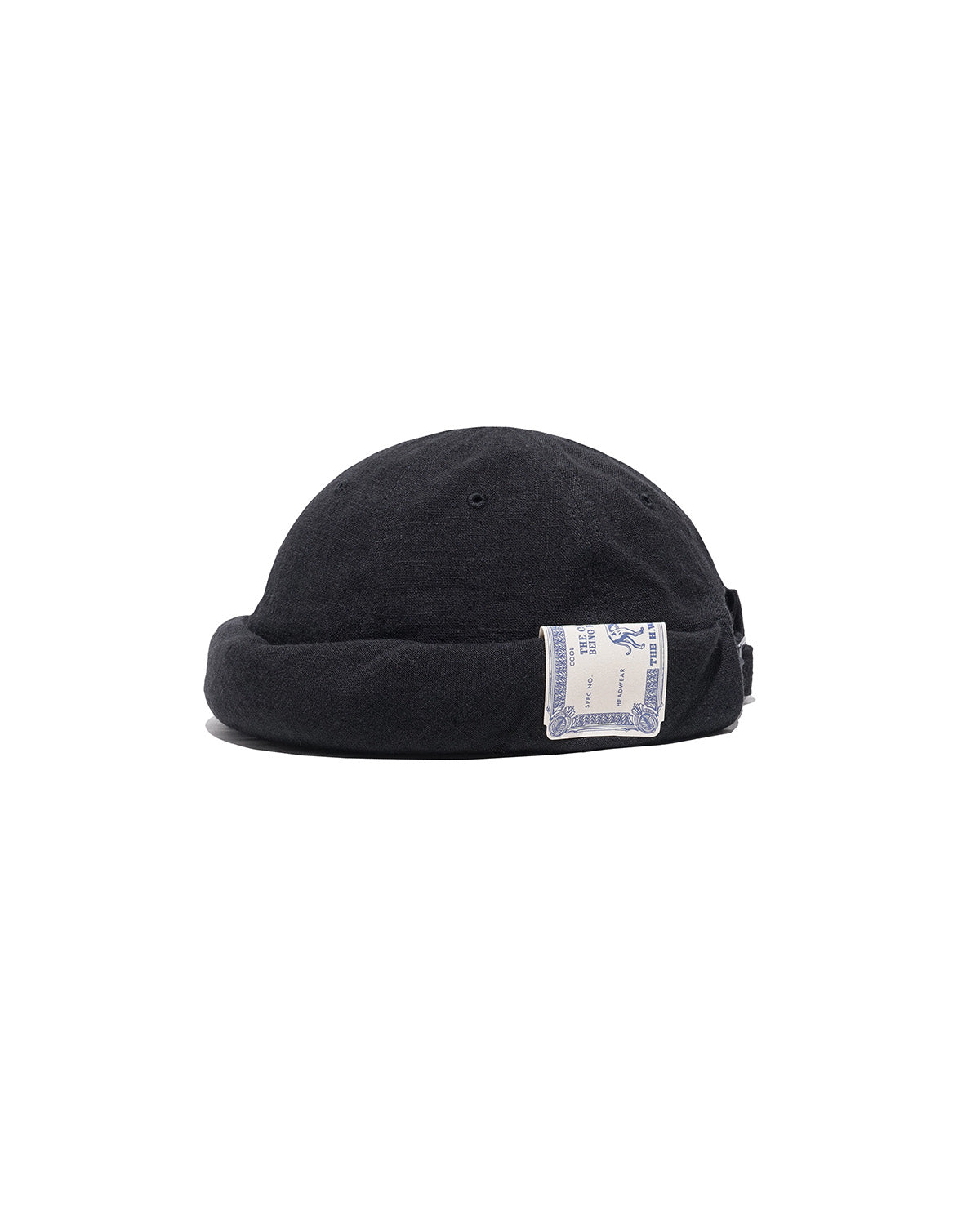 LINEN CANVAS ROLL CAP - Black – THE H.W.DOG&CO.