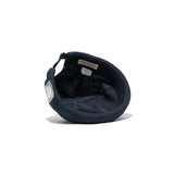 LINEN CANVAS ROLL CAP - Navy
