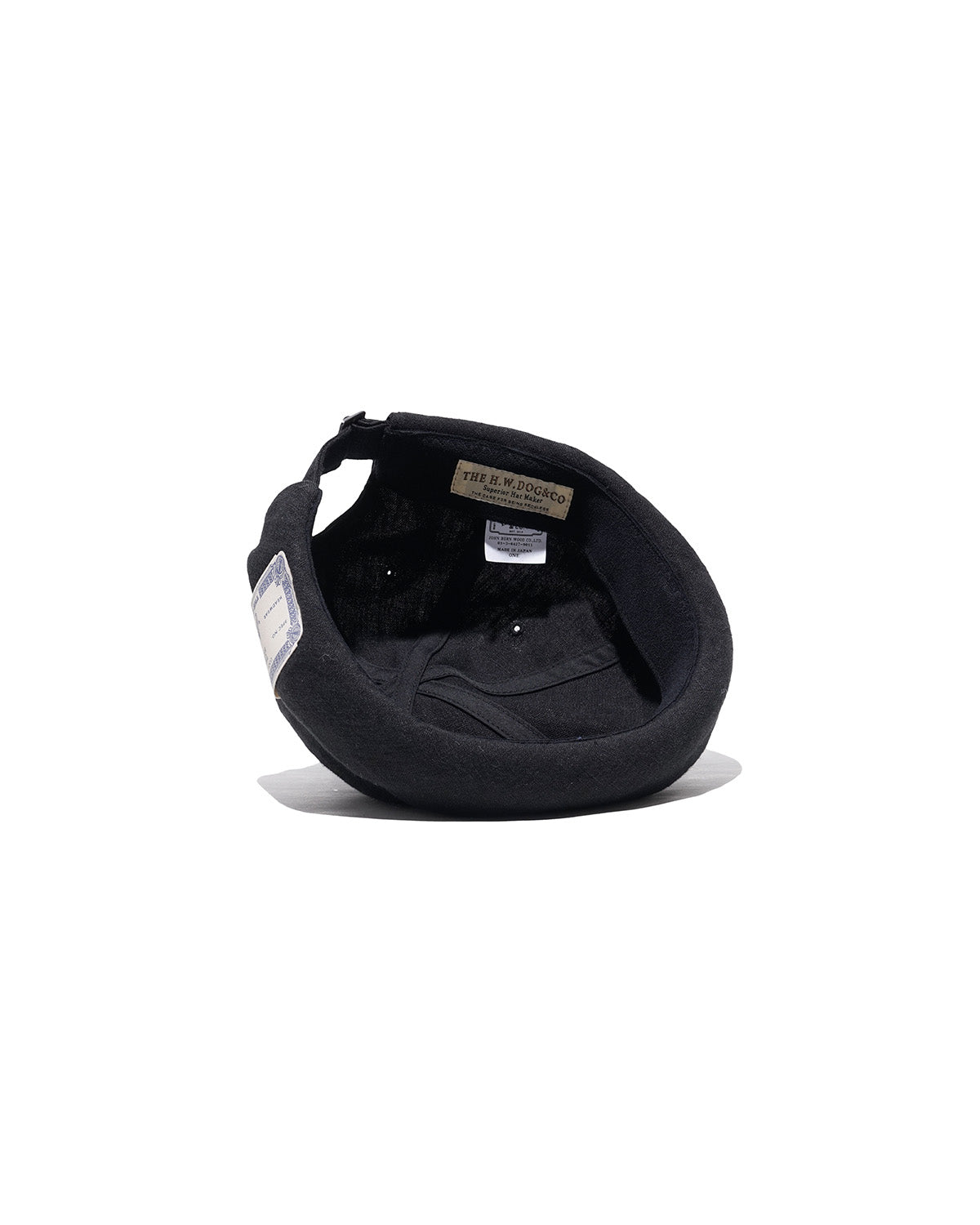 LINEN CANVAS ROLL CAP - Black – THE H.W.DOG&CO.