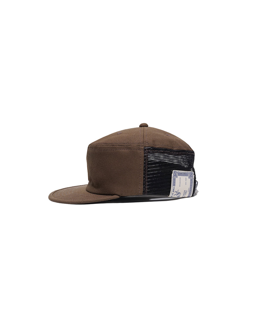 MESH PAINTER CAP - Brown