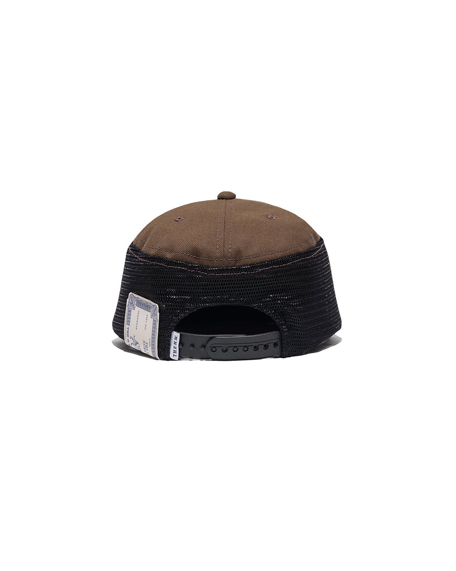 MESH PAINTER CAP - Brown