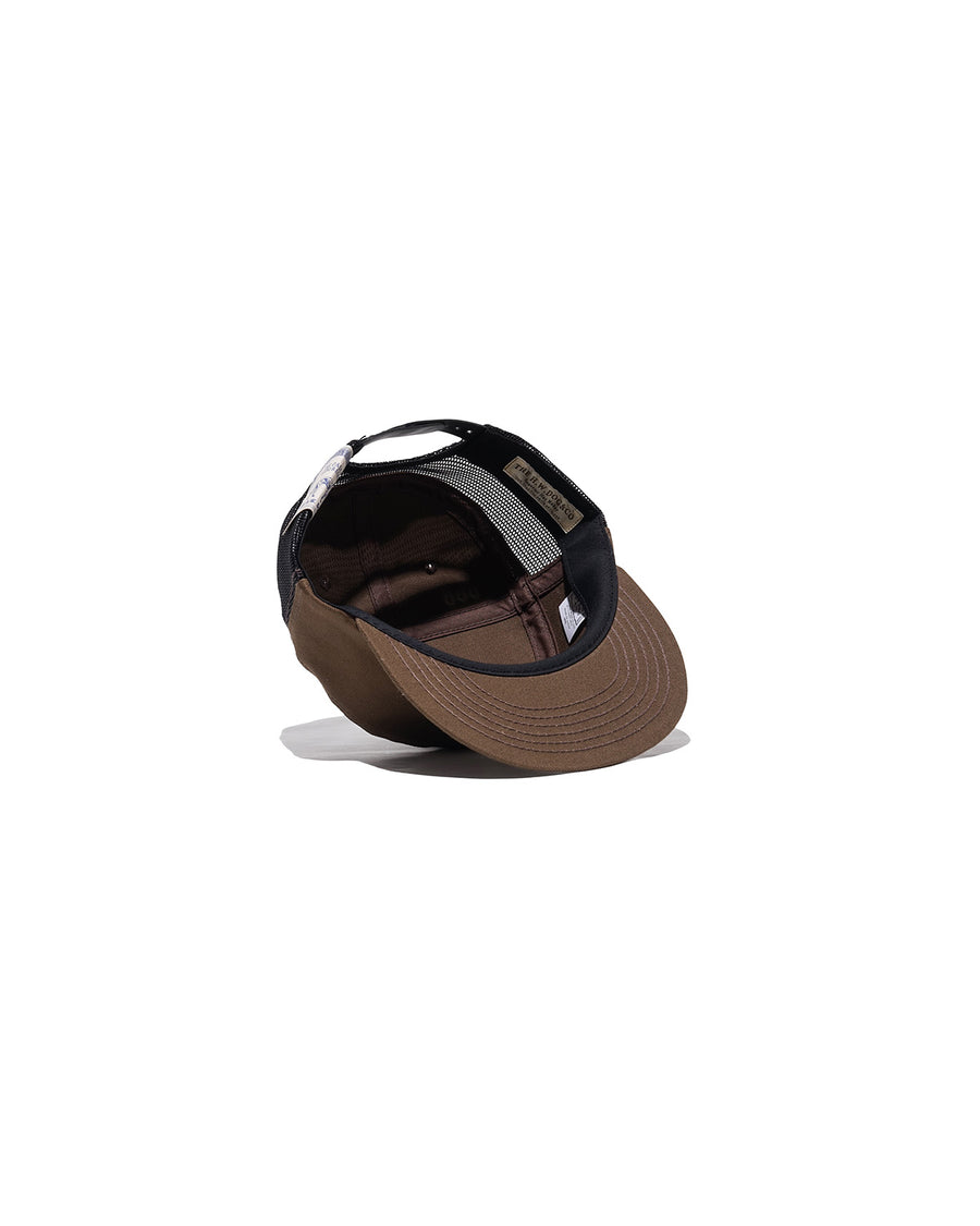 MESH PAINTER CAP - Brown