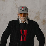 SQUARE WIDE CAP - Gray 