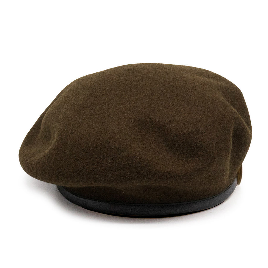 LEATHER BERET 63