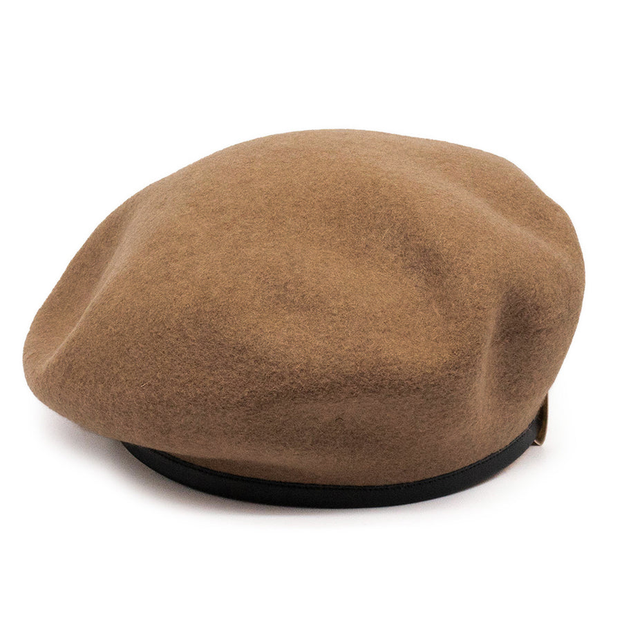 LEATHER BERET 63