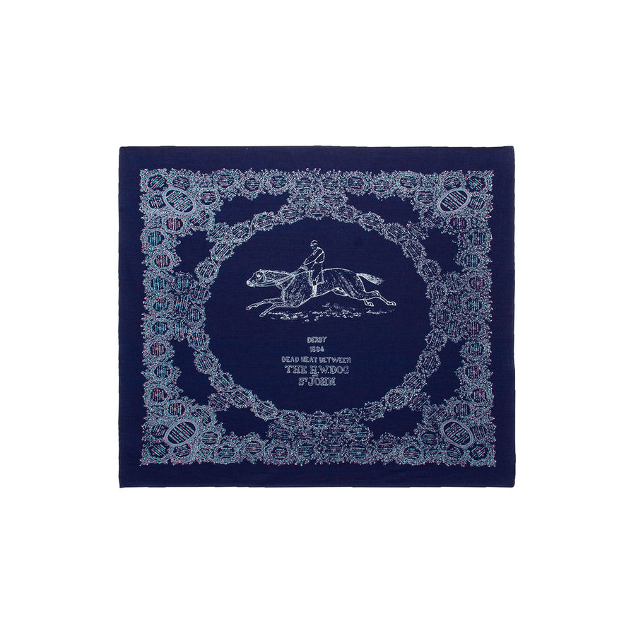 THE H.W.DOG&CO. ORIGINAL BANDANA - Horse (Indigo 2)