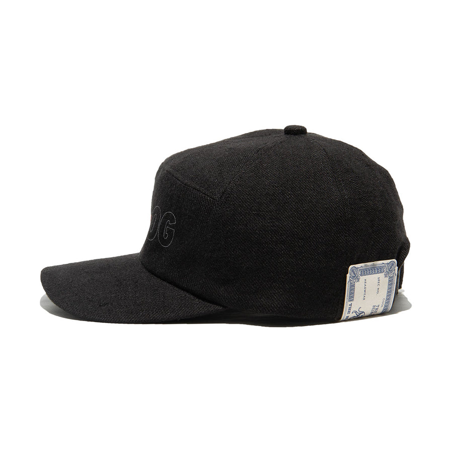 SHADOW WIDE CAP - Black