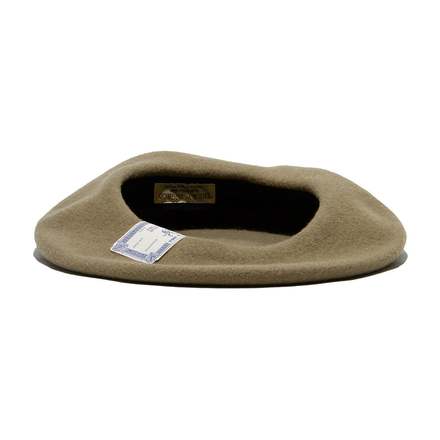 FLAT BERET - Beige