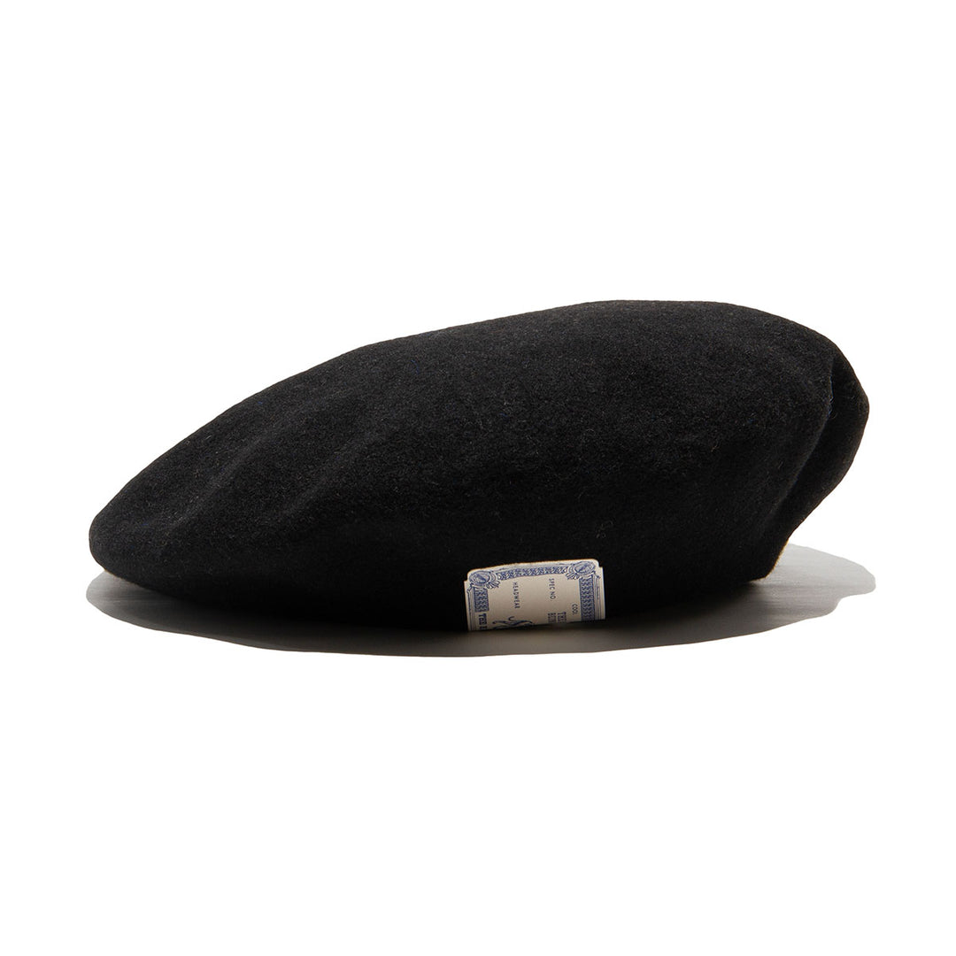 Dogs ブラック ベレー帽 ハンチング帽 KOHH FLAT BERET - Black – THE H.W.DOG&CO.