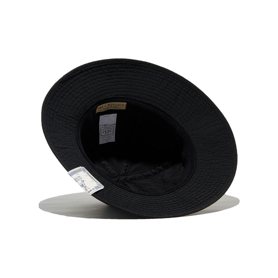 NYLON FATIGUE HAT - Black / Black