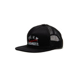 COTTON MESH CAP - Black 