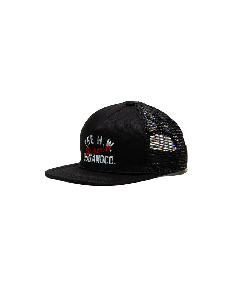COTTON MESH CAP - Black 