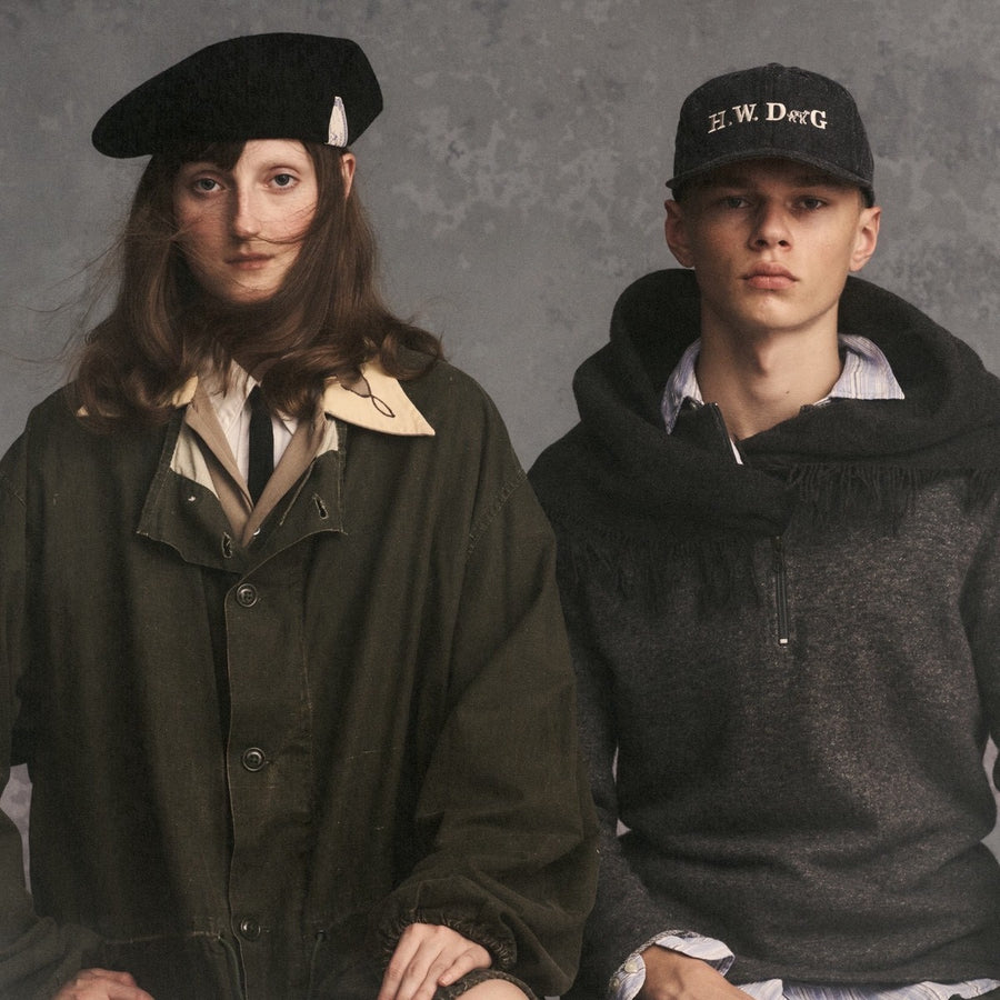 DENIM SKATE CAP - Natural