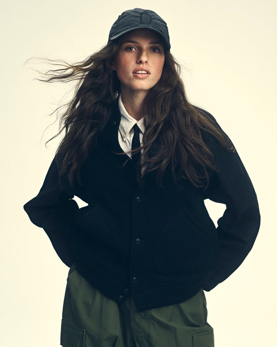 WASHED UNION CAP - Black