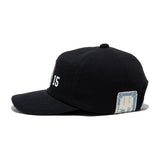 SQUARE WIDE CAP - Black 