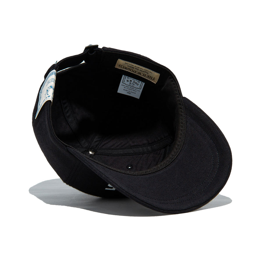 SQUARE WIDE CAP - Black