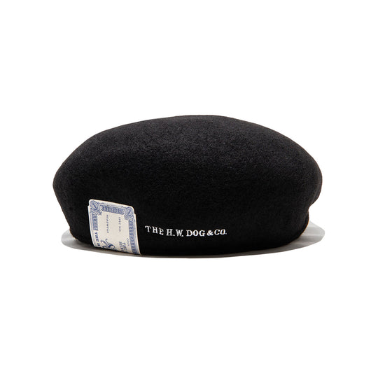 帽子 THE.H.W.DOG&CO ASCOT WOOL ASCOT - Black – THE H.W.DOG&CO.