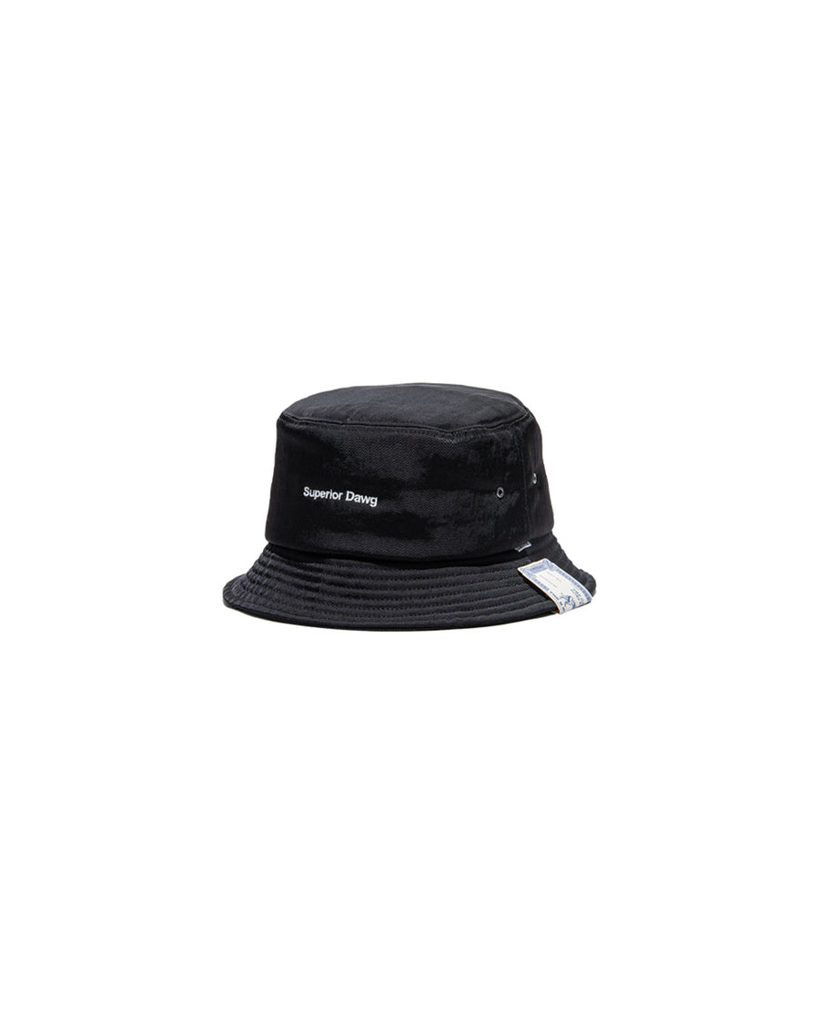 Down Brim Hat - Black