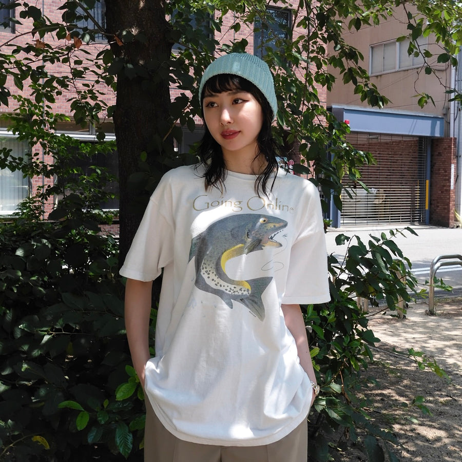 SEED STITCH KNIT CAP - Black