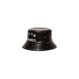 LEATHER HAT - Black