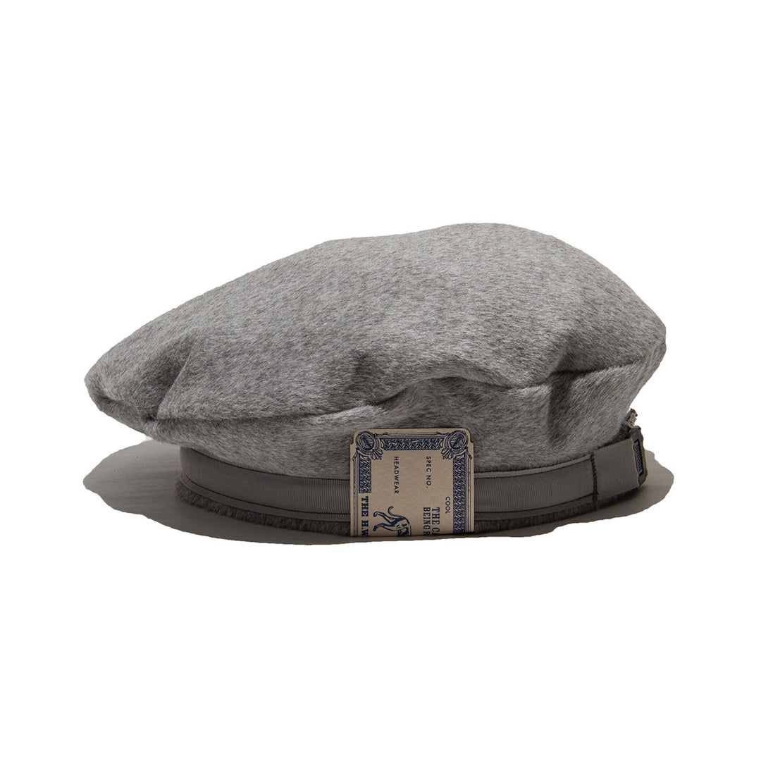 HW DOG CO. ウール ベレー帽 グレー　美品 HW DOG CO. ウール ベレー帽 グレー 美品 PILE P BERET - Grey
